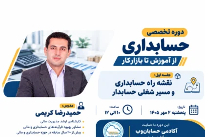 وبینار تخصصی آموزش حسابداری از آموزش تا بازار کار آکادمی حسابان وب